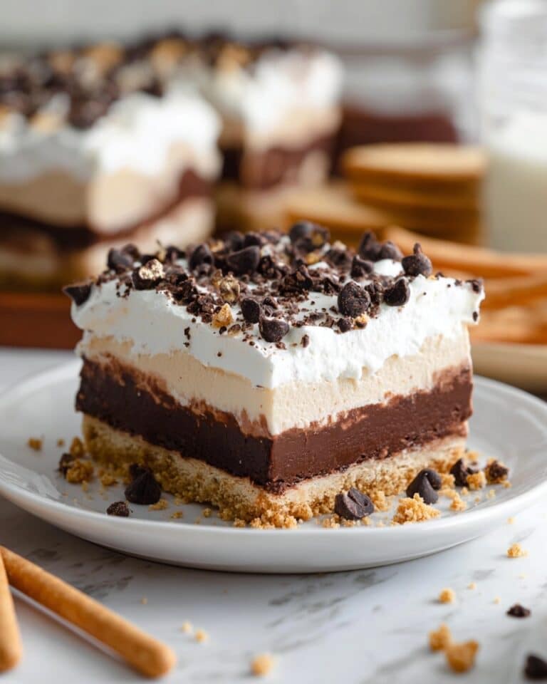 Chocolate Peanut Butter Lasagna Recipe
