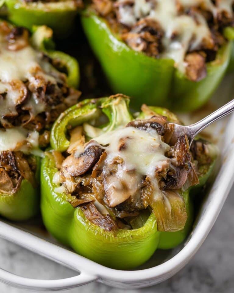 Philly Cheesesteak Stuffed Peppers Recipe