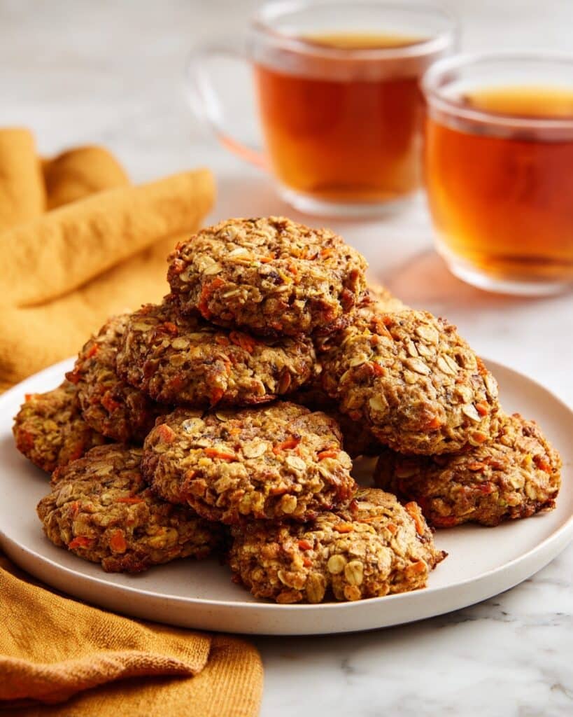 Apple Cheddar Oat Cookies Recipe