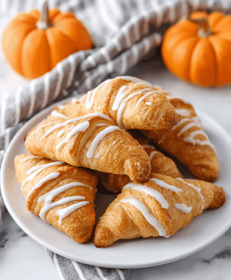 Pumpkin Pie Crescents Recipe