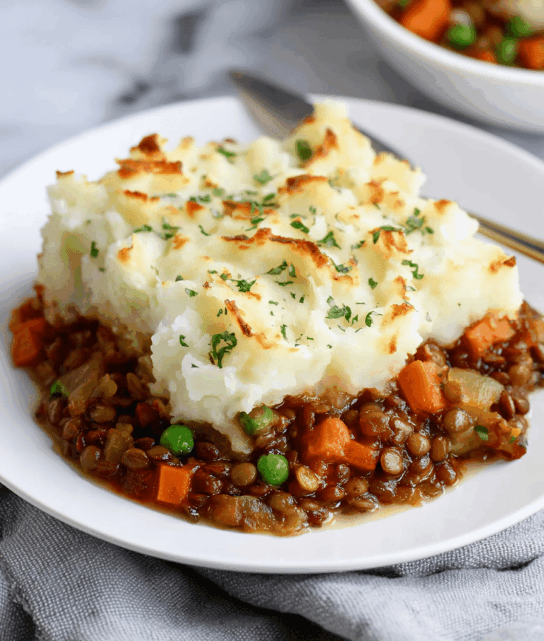 Easy Lentil Shepherd’s Pie (Vegetarian) Recipe