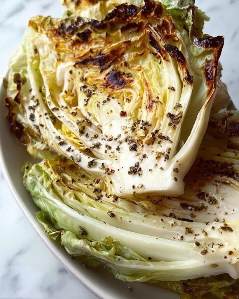 Air Fryer Roasted Cabbage Wedges Recipe