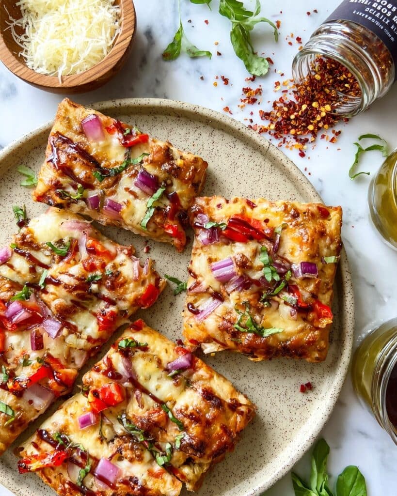 BBQ Chicken Flatbread Recipe