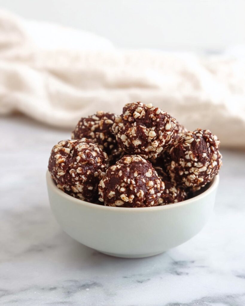 Chocolate Rice Krispie Balls Recipe