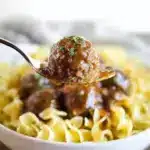 Crockpot Meatballs and Gravy Recipe