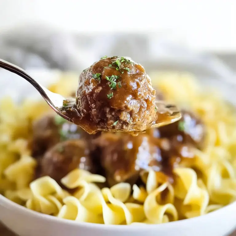 Crockpot Meatballs and Gravy Recipe