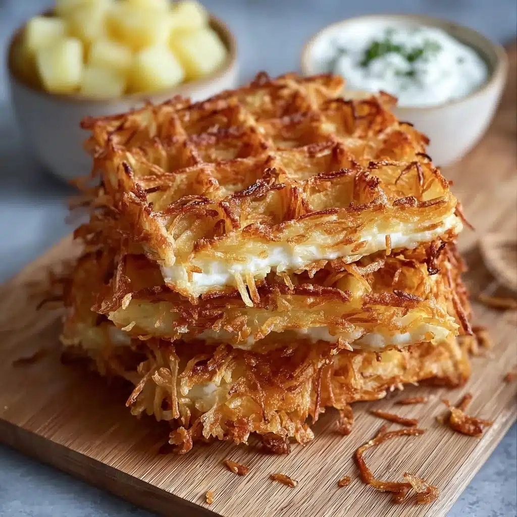Healthy Hashbrown Chaffle Recipe - Recipe Image