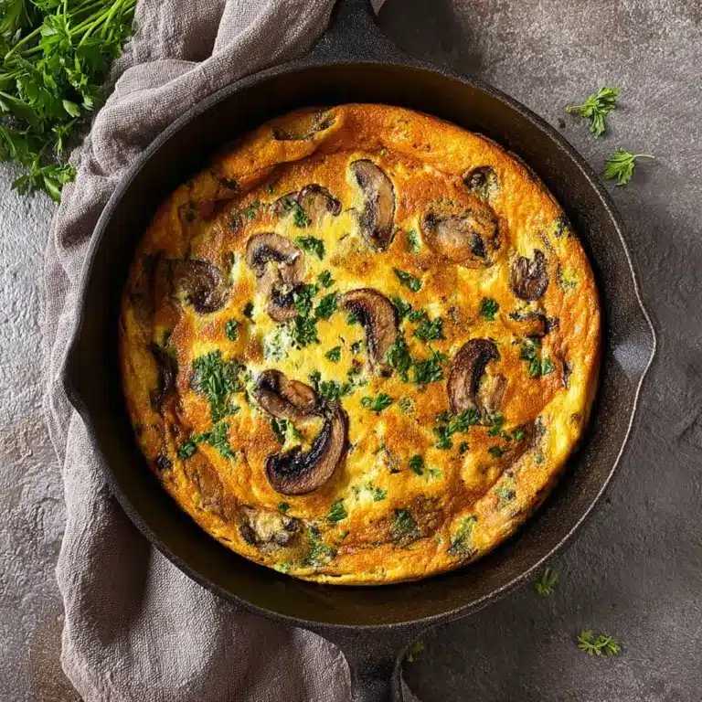 Spinach Mushroom Bake Recipe