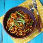 Yaki Udon with Shrimp Recipe