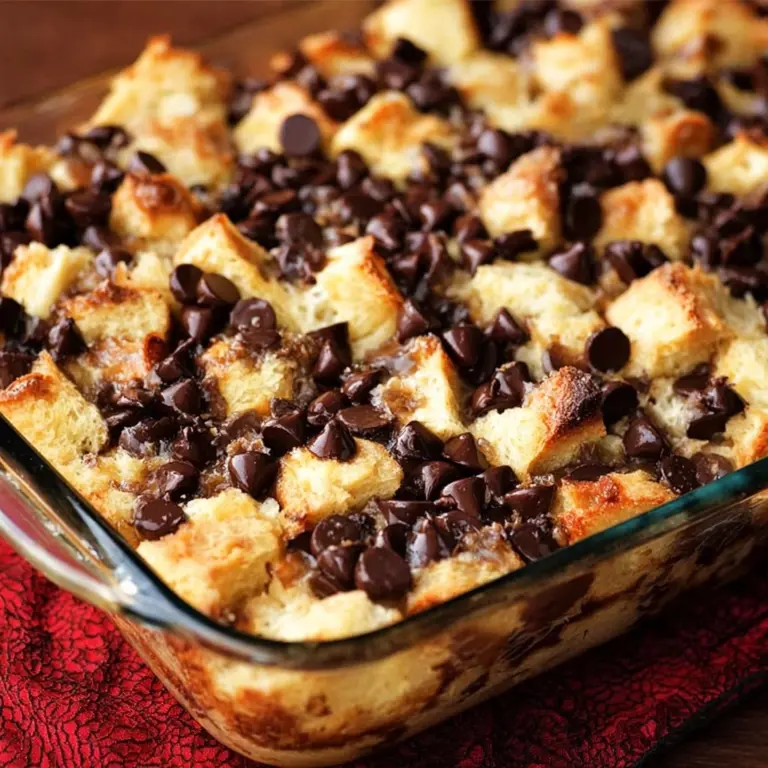 Chocolate Croissant Breakfast Bake Recipe