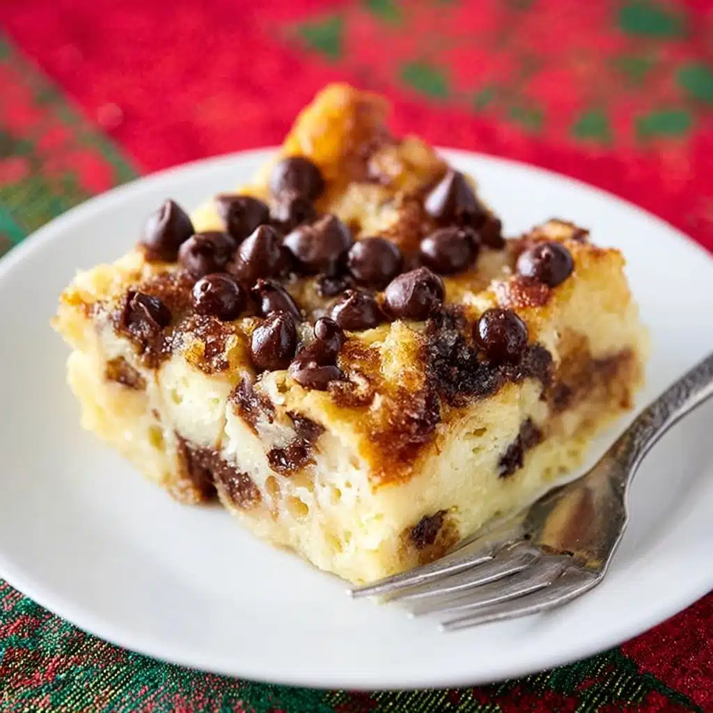 Chocolate Croissant Breakfast Bake Recipe - Recipe Image