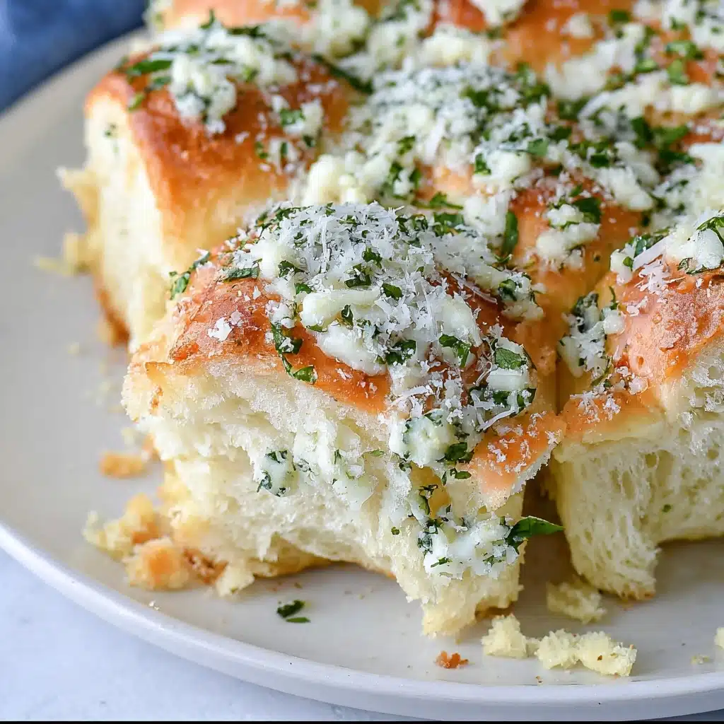 Cheesy Hawaiian Roll Garlic Bread Recipe