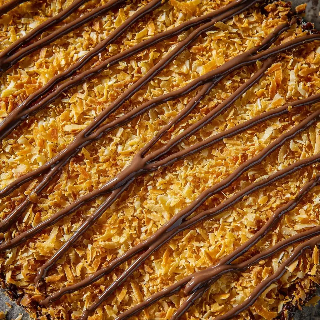 Samoas Cookie Caramel Coconut Bars Recipe - Recipe Image