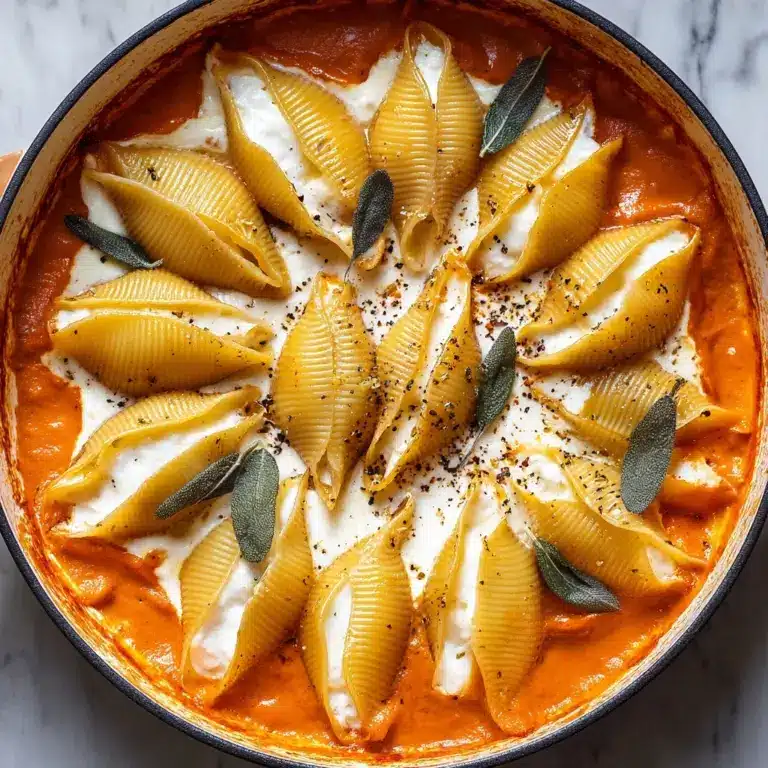 Stuffed Shells With Pumpkin Cream Sauce Recipe