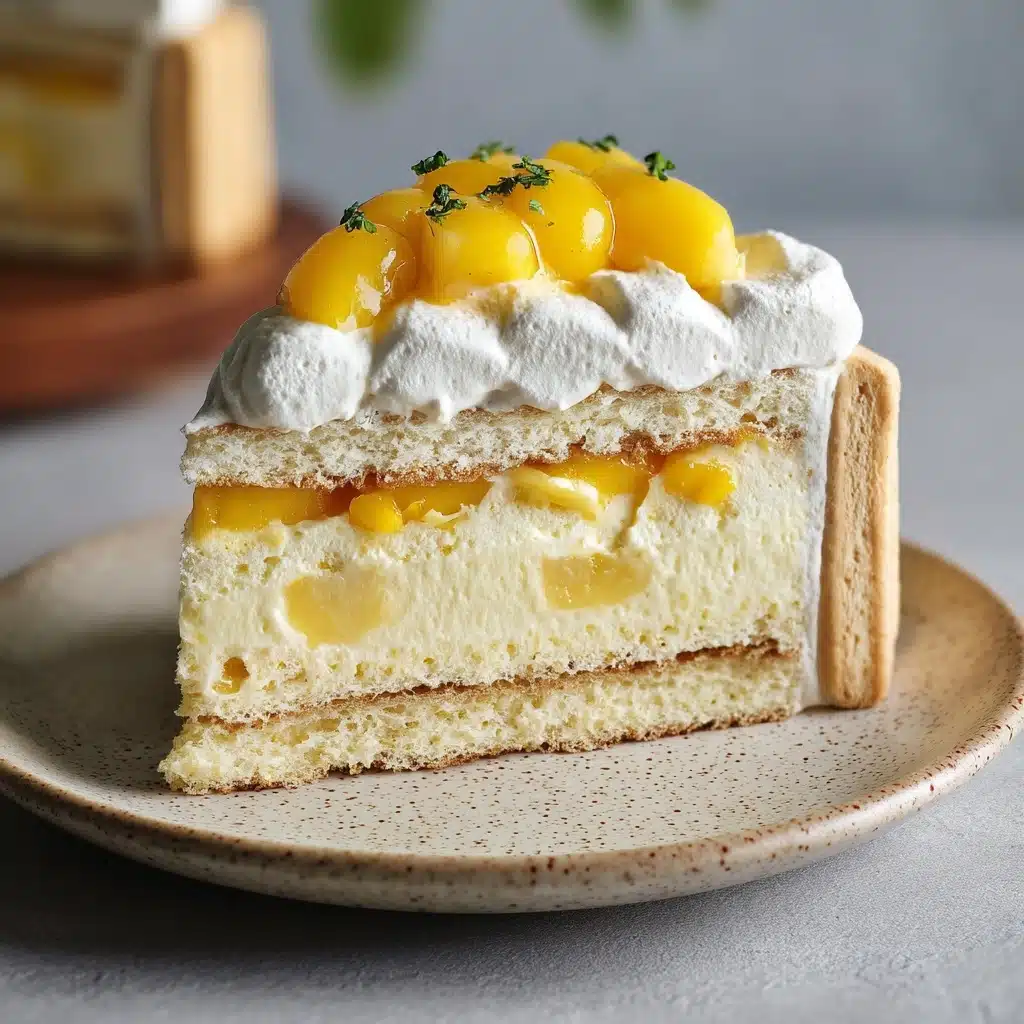 Mango Charlotte Cake Recipe - Recipe Image