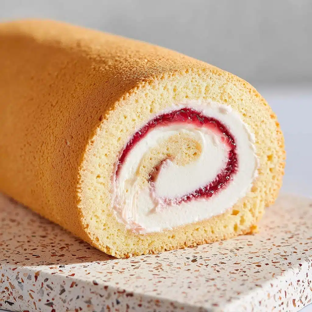 Light & Moist Swiss Roll Recipe - Recipe Image
