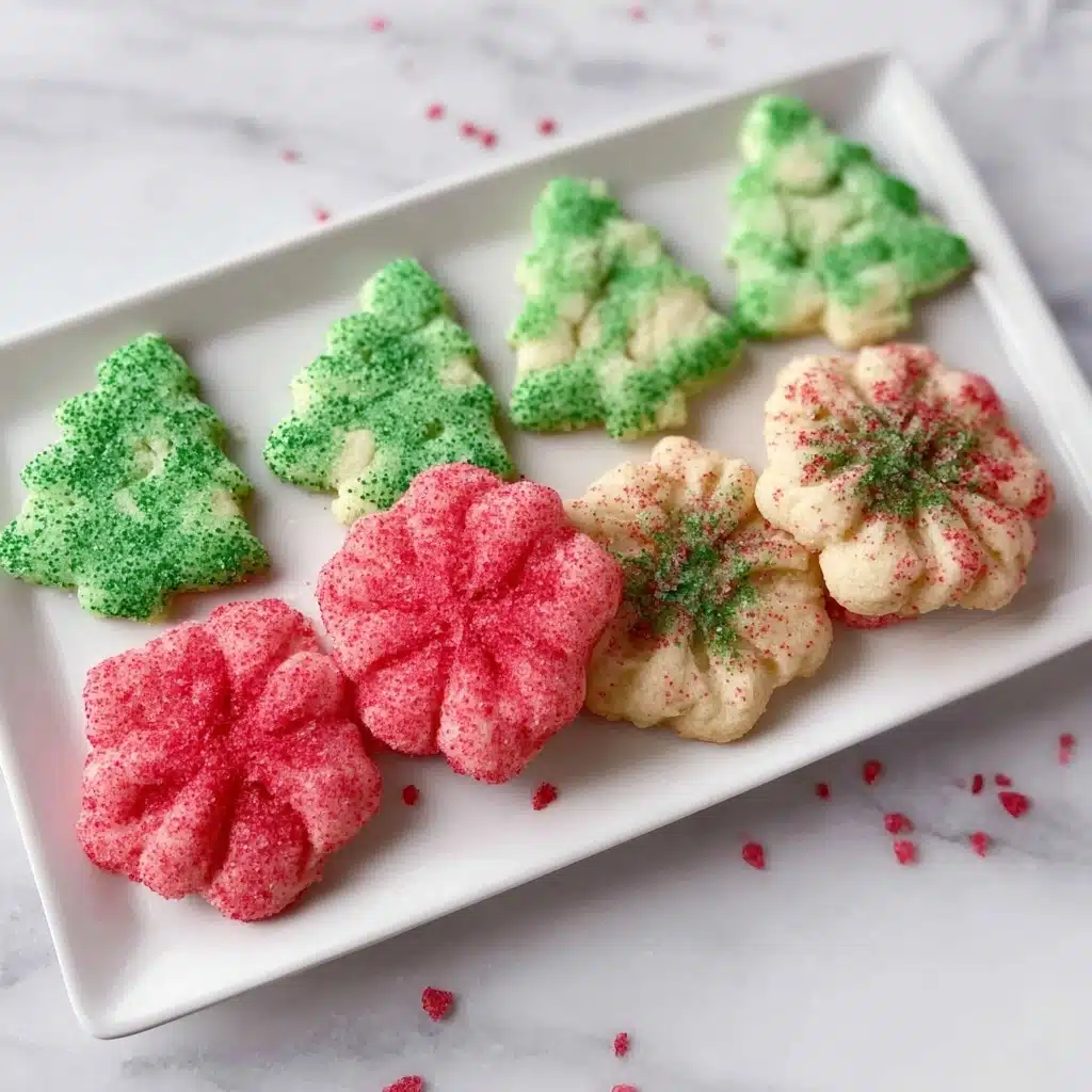 Easy Christmas Spritz Cookies Recipe - Recipe Image