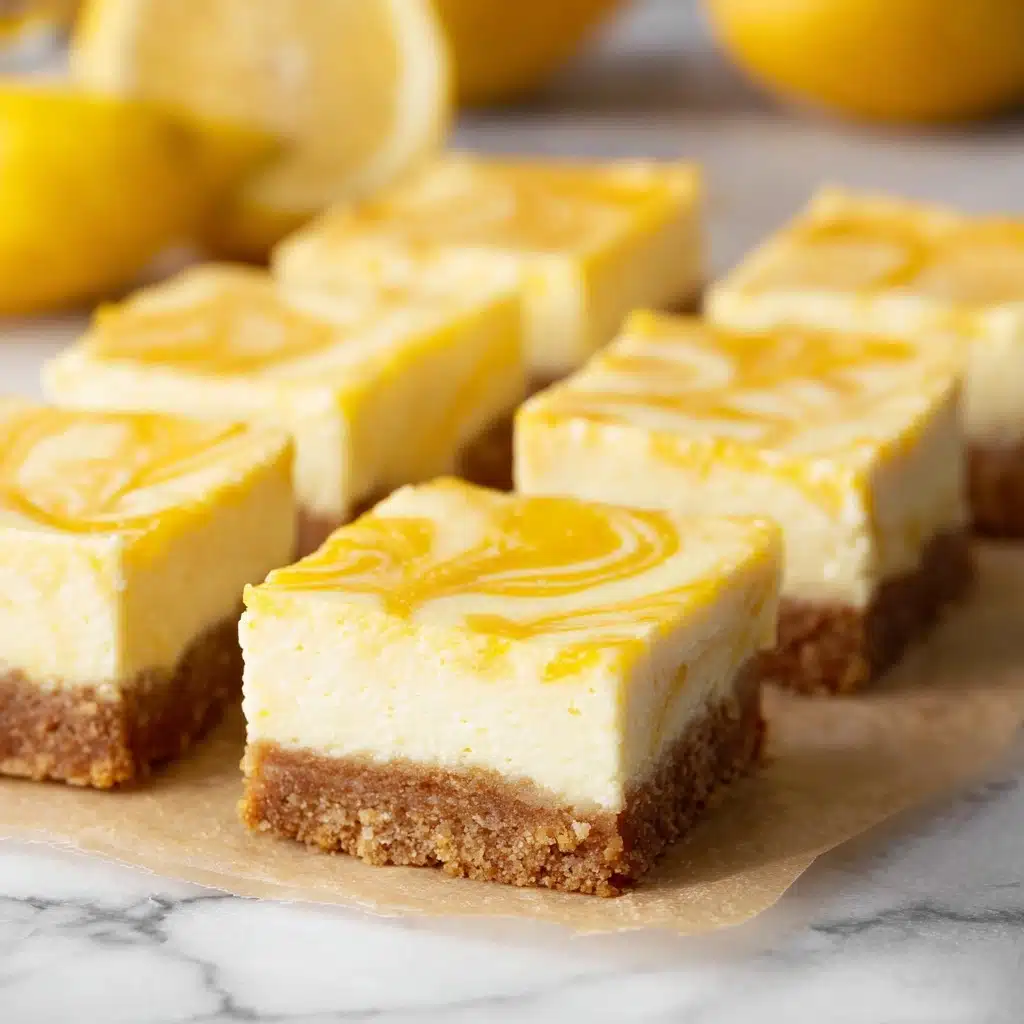 Meyer Lemon Cheesecake Bars Recipe - Recipe Image