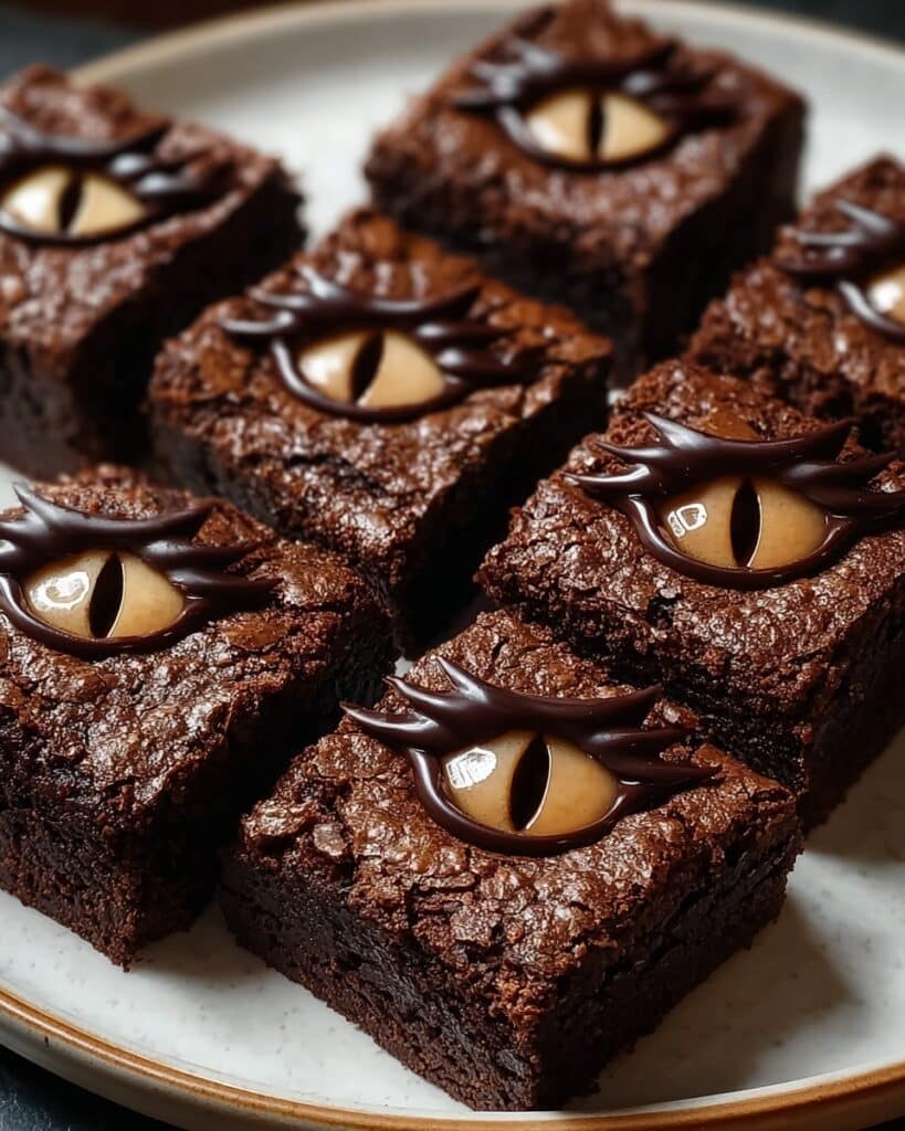 Monster Eye Brownie Bites Recipe