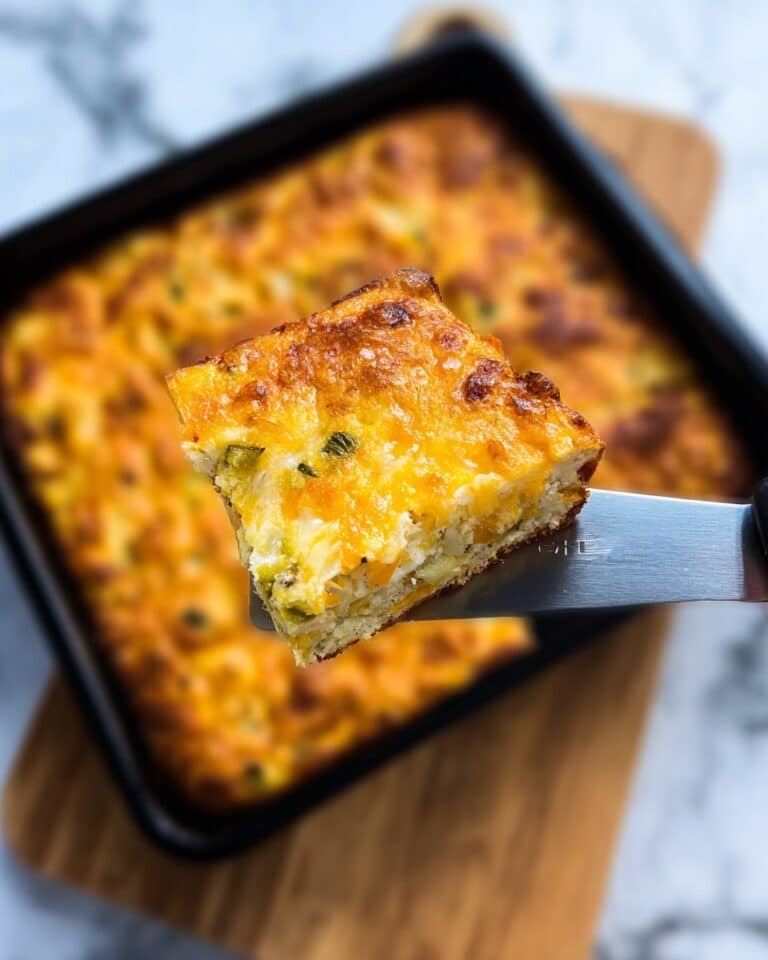 Jalapeño Cheese Squares Recipe