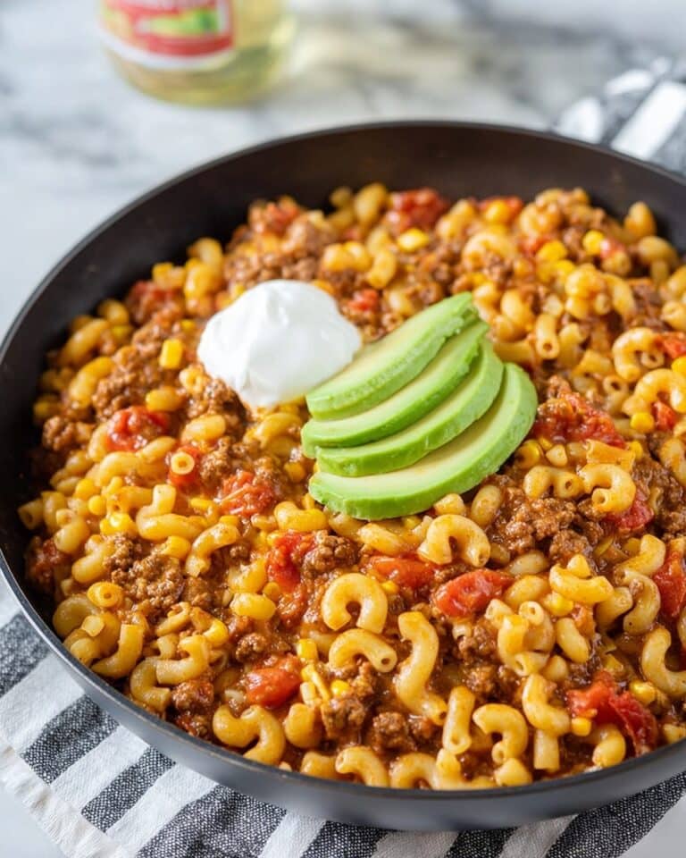 Taco Pasta Skillet Recipe