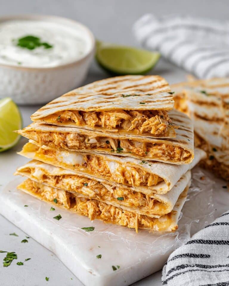 Buffalo Chicken Quesadillas Recipe
