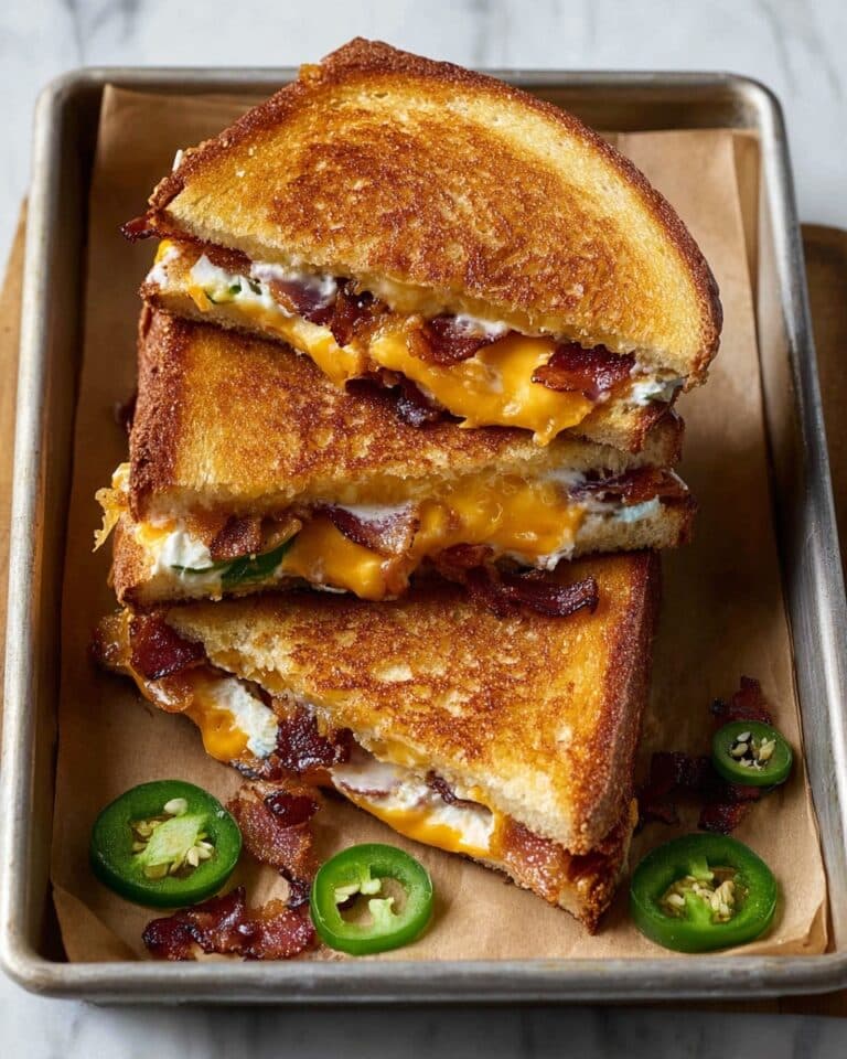 Roasted Jalapeño Popper Grilled Cheese Recipe
