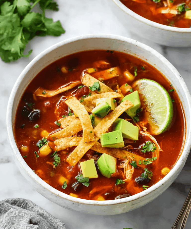 Chicken Tortilla Soup Recipe
