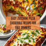 Zucchini Pizza Casserole Recipe