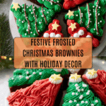 Frosted Christmas Brownies Recipe