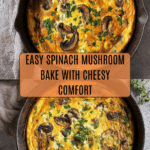 Spinach Mushroom Bake Recipe
