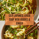 Gyoza Soup (Japanese Dumpling Soup) Recipe