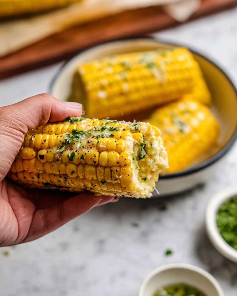 Butter Boiled Corn on the Cob Recipe