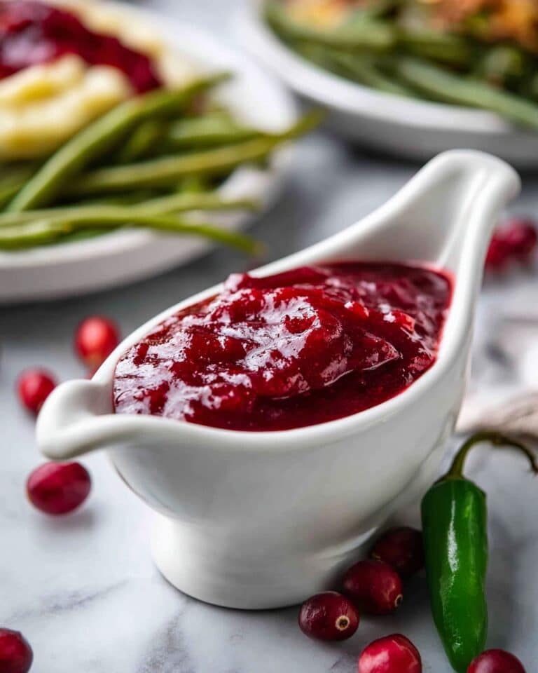 Jalapeño Cranberry Sauce Recipe