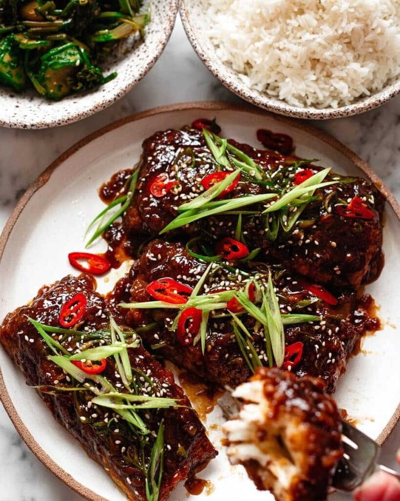 Asian Glazed Baked Barramundi Recipe