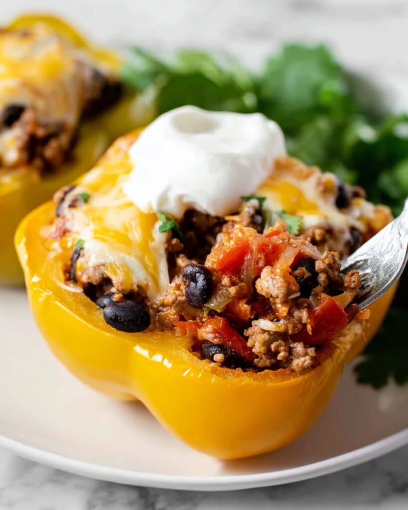 Taco Stuffed Peppers Recipe