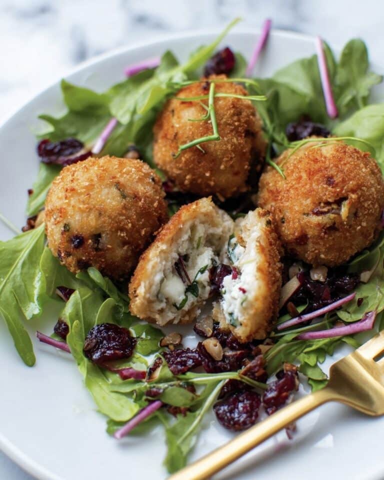Vegan Mozzarella & Cranberry Croquettes Recipe
