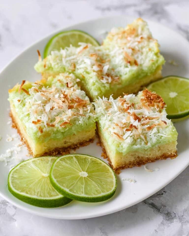 Easy Coconut Lime Bars Recipe