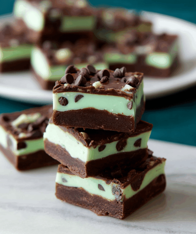 Andes Mint Chocolate Chip Fudge Recipe