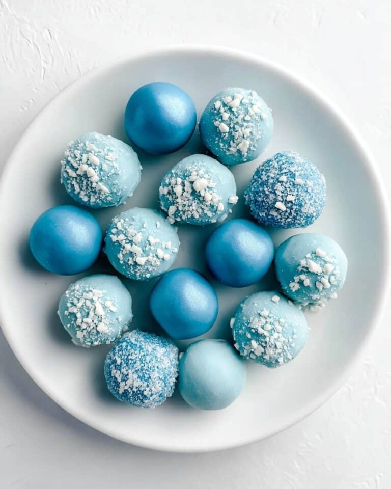 Blue Christmas Truffles Recipe