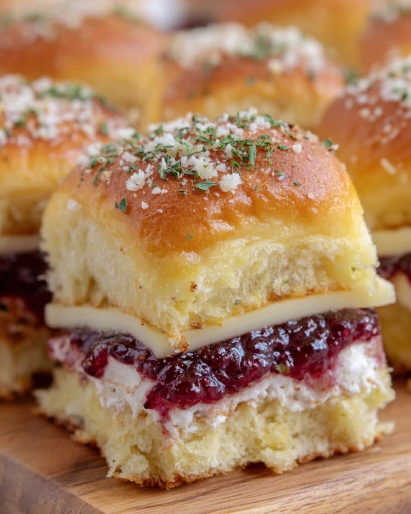 Turkey Cranberry Sliders Recipe