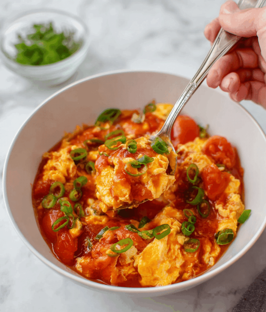 Easy 10-min. Chinese Tomato Egg Stir-Fry Recipe