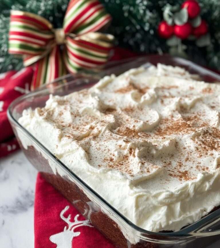 Eggnog Tres Leches Cake Recipe