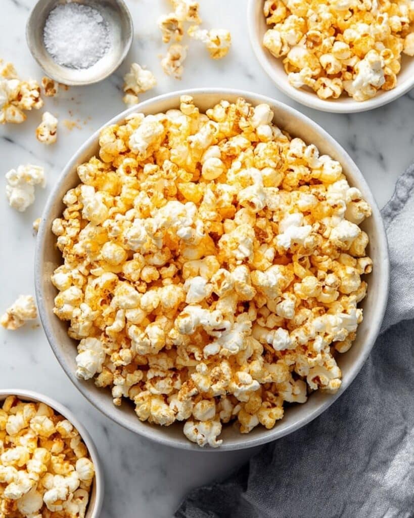 Homemade Cheddar Cheese Popcorn Recipe