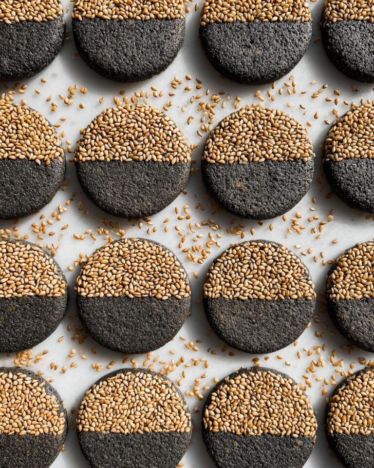 Black Sesame Shortbread Recipe