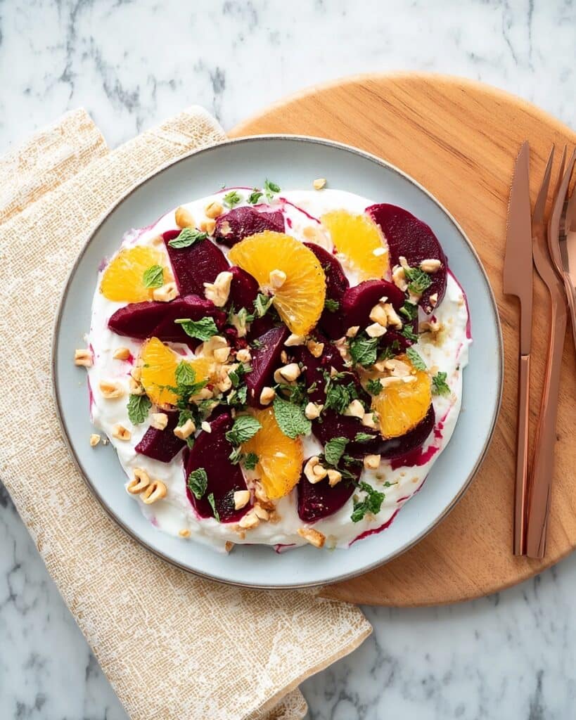 Roasted Beetroot with Hazelnuts, Orange, Yoghurt, and Honey Recipe