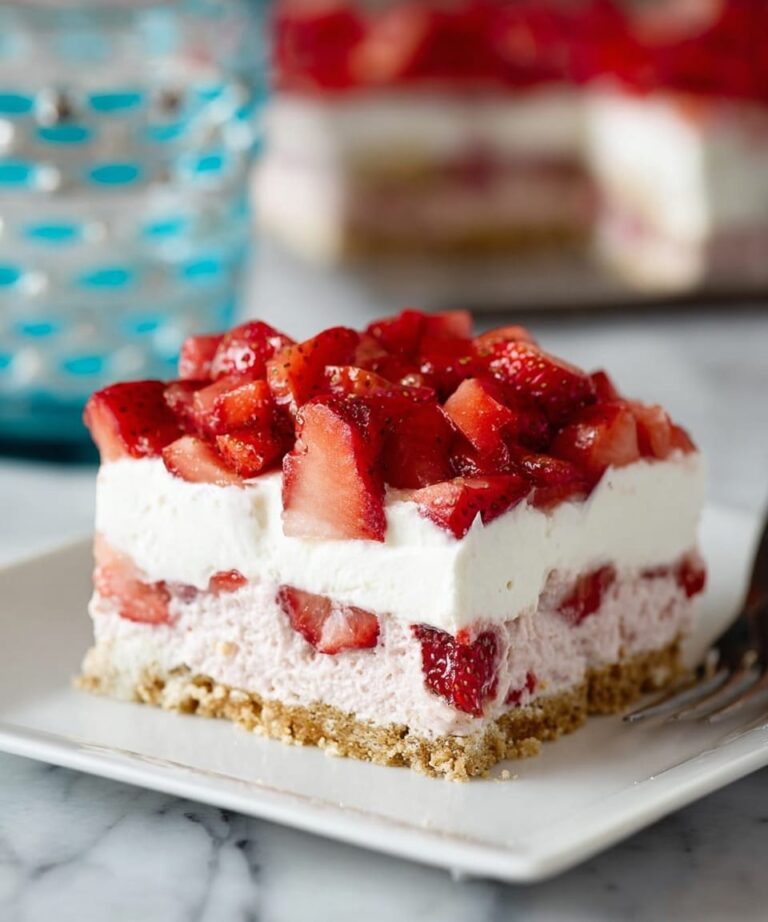 Strawberry Cheesecake Lasagna Recipe