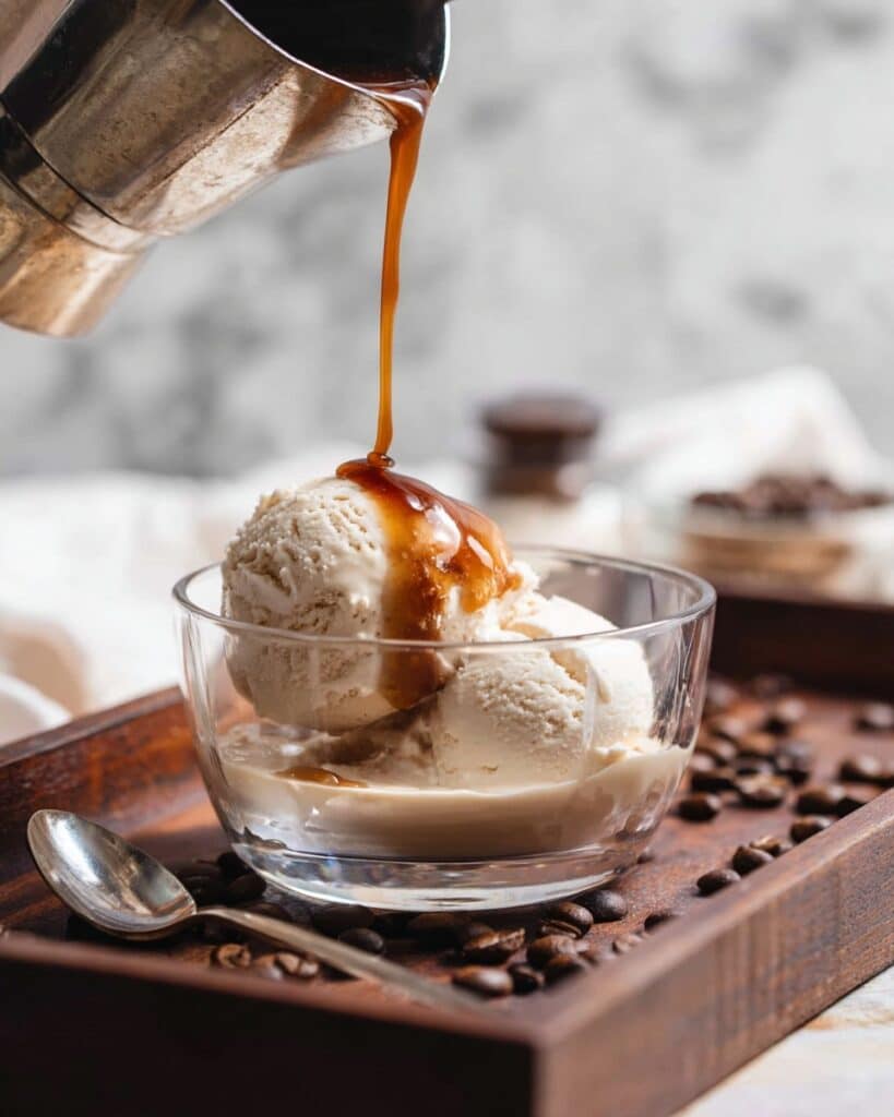 Creamy Affogato: Ice Cream and Hot Espresso Delight Recipe