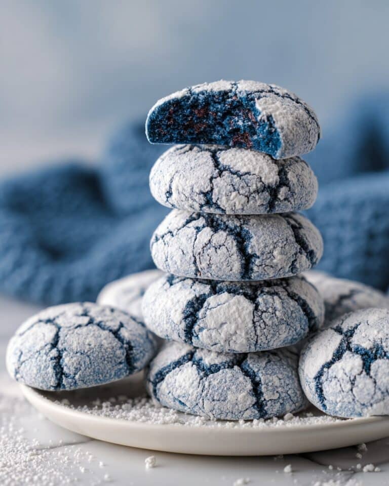 Blueberry Crinkle Cookies Recipe