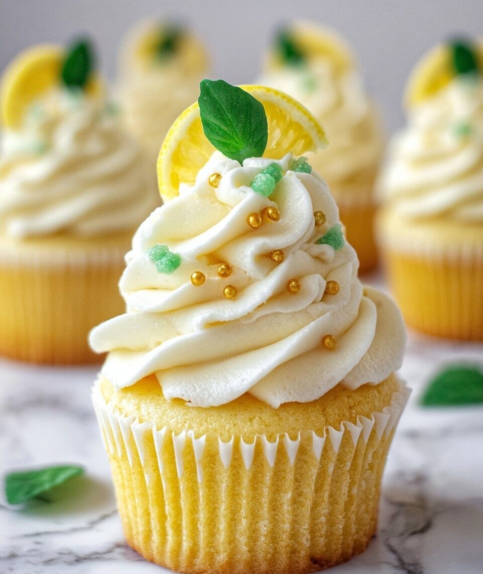 Lemon Basil Cupcakes Recipe